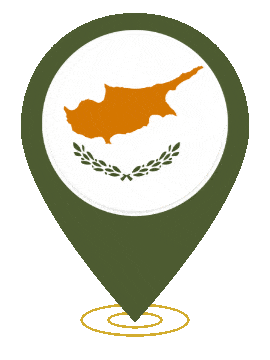 Cyprus Pin Ring Pulse animated flag GIF