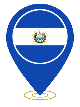El Salvador Pin Ring Pulse animated flag GIF