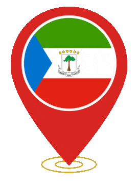 Equatorial Guinea Pin Ring Pulse animated flag GIF