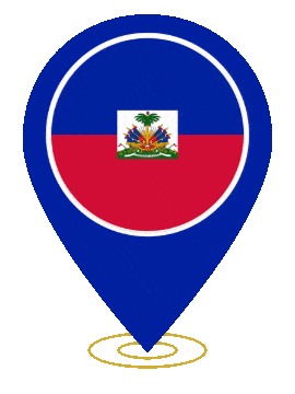 Haiti Pin Ring Pulse animated flag GIF