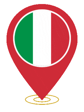 Italy Pin Ring Pulse animated flag GIF