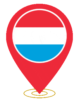 Luxembourg Pin Ring Pulse animated flag GIF