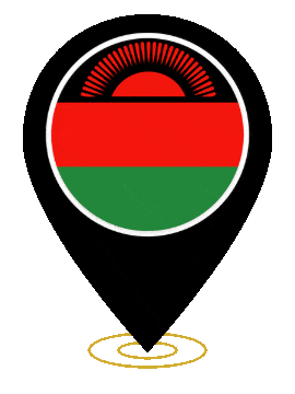 Malawi Pin Ring Pulse animated flag GIF