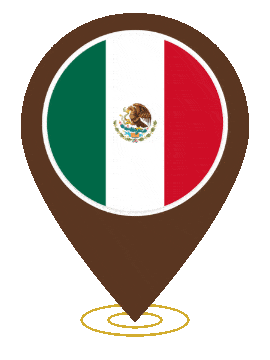 Mexico Pin Ring Pulse animated flag GIF