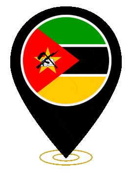 Mozambique Pin Ring Pulse animated flag GIF