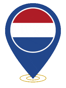 Netherlands Pin Ring Pulse animated flag GIF