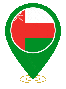 Oman Pin Ring Pulse animated flag GIF
