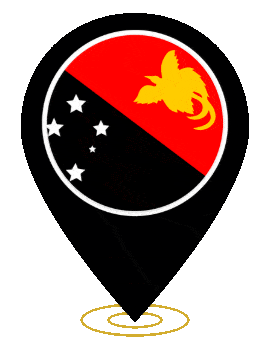 Papua New Guinea Pin Ring Pulse animated flag GIF