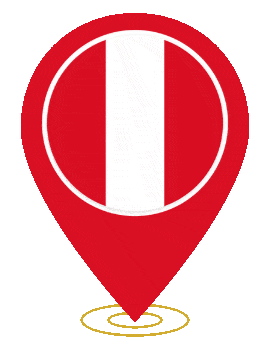 Peru Pin Ring Pulse animated flag GIF