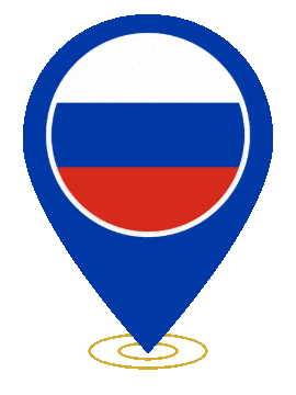Russia Pin Ring Pulse animated flag GIF