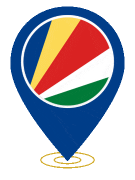 Seychelles Pin Ring Pulse animated flag GIF