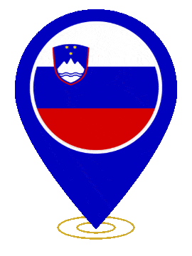 Slovenia Pin Ring Pulse animated flag GIF