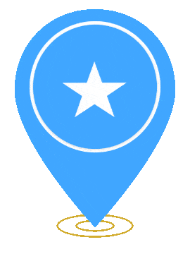 Somalia Pin Ring Pulse animated flag GIF