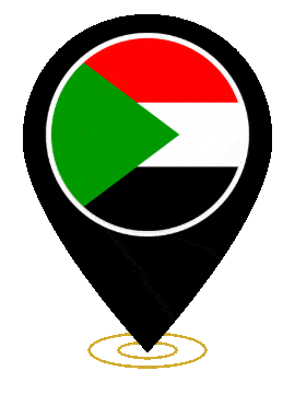 Sudan Pin Ring Pulse animated flag GIF