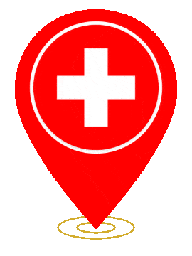 Switzerland Pin Ring Pulse animated flag GIF