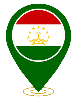 Tajikistan Pin Ring Pulse animated flag GIF