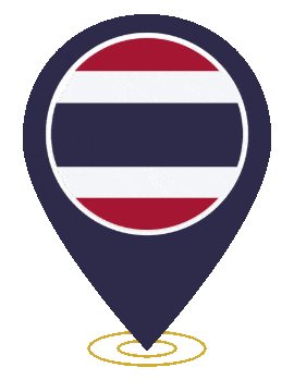 Thailand Pin Ring Pulse animated flag GIF