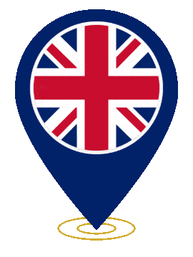 United Kingdom Pin Ring Pulse animated flag GIF