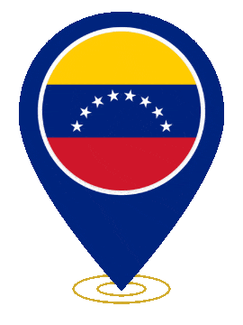Venezuela Pin Ring Pulse animated flag GIF