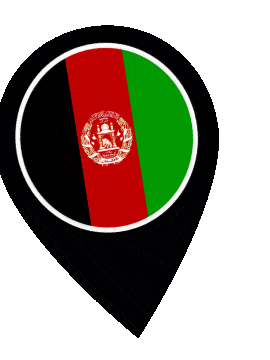 Afghanistan Pin Wobble animated flag GIF