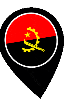 Angola Pin Wobble animated flag GIF
