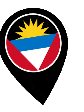 Antigua And Barbuda Pin Wobble animated flag GIF