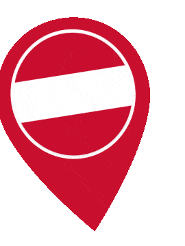 Austria Pin Wobble animated flag GIF