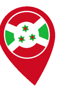 Burundi Pin Wobble animated flag GIF