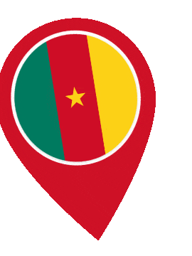 Cameroon Pin Wobble animated flag GIF