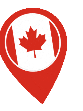 Canada Pin Wobble animated flag GIF