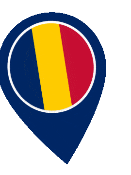 Chad Pin Wobble animated flag GIF