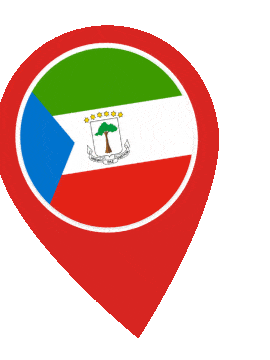 Equatorial Guinea Pin Wobble animated flag GIF