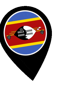 Eswatini Pin Wobble animated flag GIF