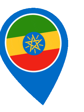 Ethiopia Pin Wobble animated flag GIF