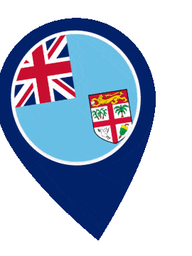 Fiji Pin Wobble animated flag GIF