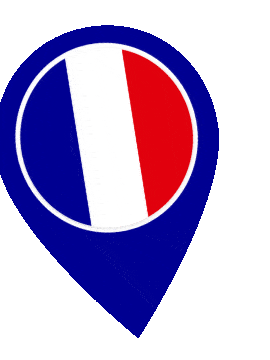 France Pin Wobble animated flag GIF