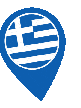 Greece Pin Wobble animated flag GIF