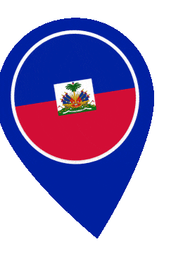 Haiti Pin Wobble animated flag GIF