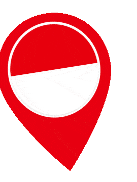 Indonesia Pin Wobble animated flag GIF