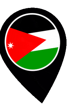 Jordan Pin Wobble animated flag GIF