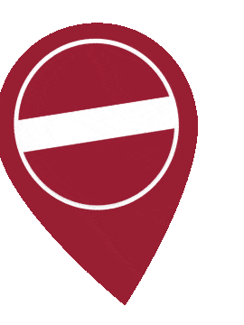 Latvia Pin Wobble animated flag GIF