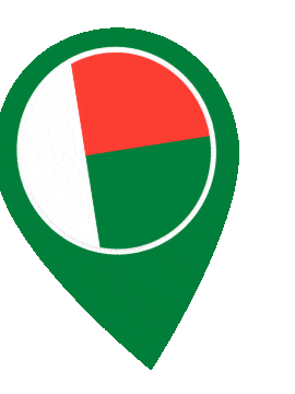 Madagascar Pin Wobble animated flag GIF