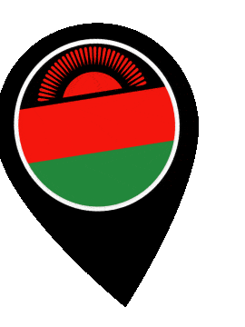 Malawi Pin Wobble animated flag GIF