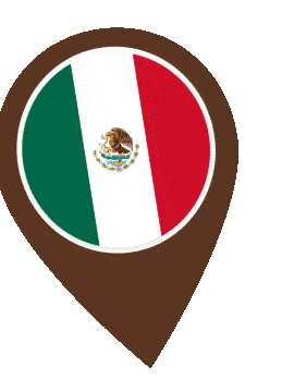 Mexico Pin Wobble animated flag GIF