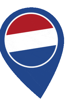 Netherlands Pin Wobble animated flag GIF