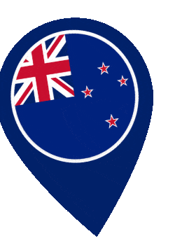 New Zealand Pin Wobble animated flag GIF
