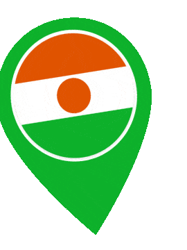 Niger Pin Wobble animated flag GIF