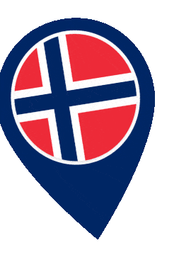 Norway Pin Wobble animated flag GIF
