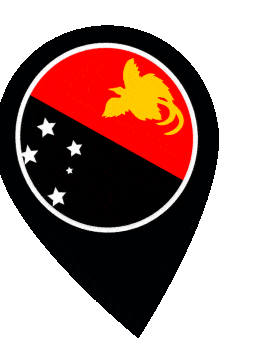 Papua New Guinea Pin Wobble animated flag GIF