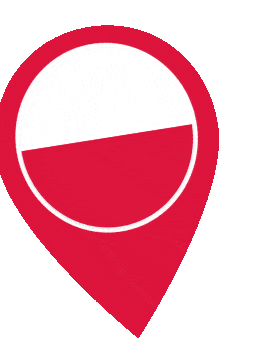 Poland Pin Wobble animated flag GIF